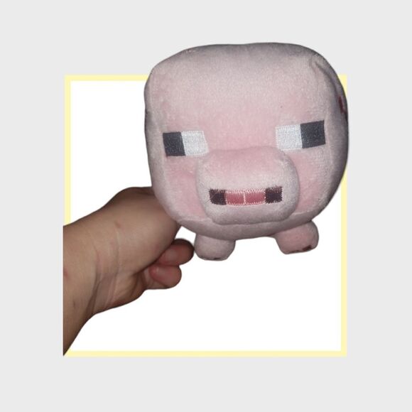 Pink Pig Minecraft Plush plushie Mojang 2013 - Picture 5 of 7